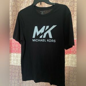 Michael Kors graphic tee Mens M Black and white short Sleeved